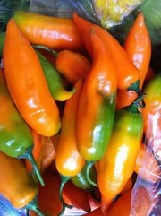 Aji Amarillo Pepper Seed ( Capsicum Baccatum)  Peruvian Heirloom. Medium hot - Caribbean garden seed