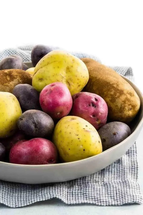 All Blue potato ,Speciality Potato, Retained Color while cooking. High in antioxidants.. - Caribbean garden seed