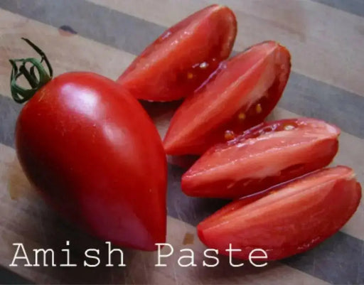 Amish paste Tomato Seeds, Heirloom, Open Pollinated Indeterminate - Caribbean garden seed