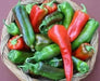Bull horn Pepper SEEDS .Italian Sweet Pepper,Heirloom , Capsicum annuum - Caribbean garden seed