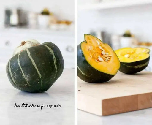 Buttercup (Burgess Strain) Organic Squash  Seeds - Open-Pollinated Winter Squash - Caribbean garden seed