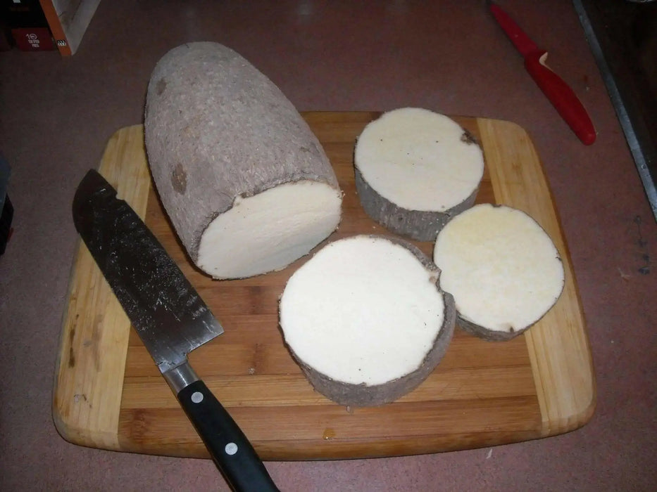 fresh Brazilian  White CUSCUS Yam , CARIBBEAN PRODUCT - Caribbean garden seed