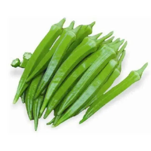 FRESH Indian OKRA ,Bhindi ,ASIAN Lady Fingers. - Caribbean garden seed