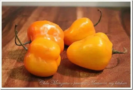 Fresh Pods, Manzano Peppers, APPLE CHILI, SPICY, CARIBBEAN PRODUCT - Caribbean garden seed