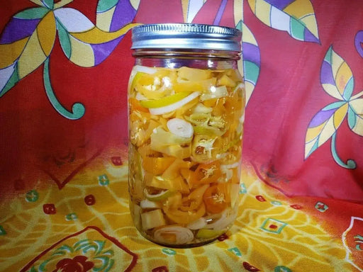 Fresh Pods ,Habanada SEASONING  Pepper, Chile,, no heat - Caribbean garden seed