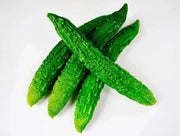 India LONG Bitter  Gourd Seed - "Green Bitter Gourd Hybrid" Asian Vegetables - Caribbean garden seed