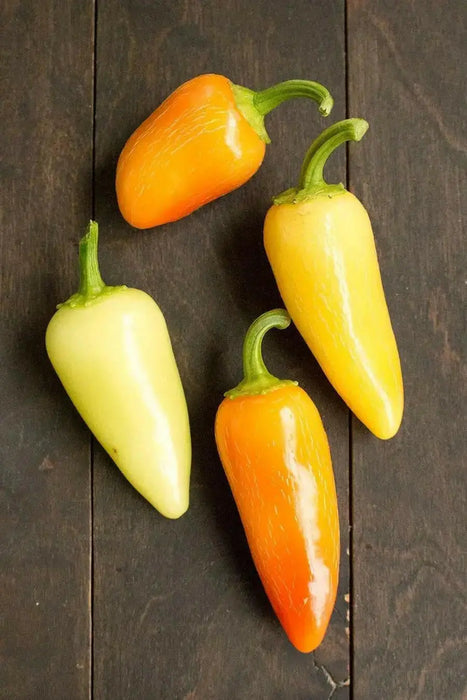 Jalapeno. YELLOW ,Pepper Seed, Capsicum annuum, MILD - Caribbean garden seed