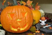 Jack O Lantern Pumpkin (Winter Squash Seeds)  Halloween Pumpkin. - Caribbean garden seed