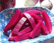 Japanese Red Turnip Seeds, Red Round , Brassica rapa var rapifera. Asian Vegetable - Caribbean garden seed