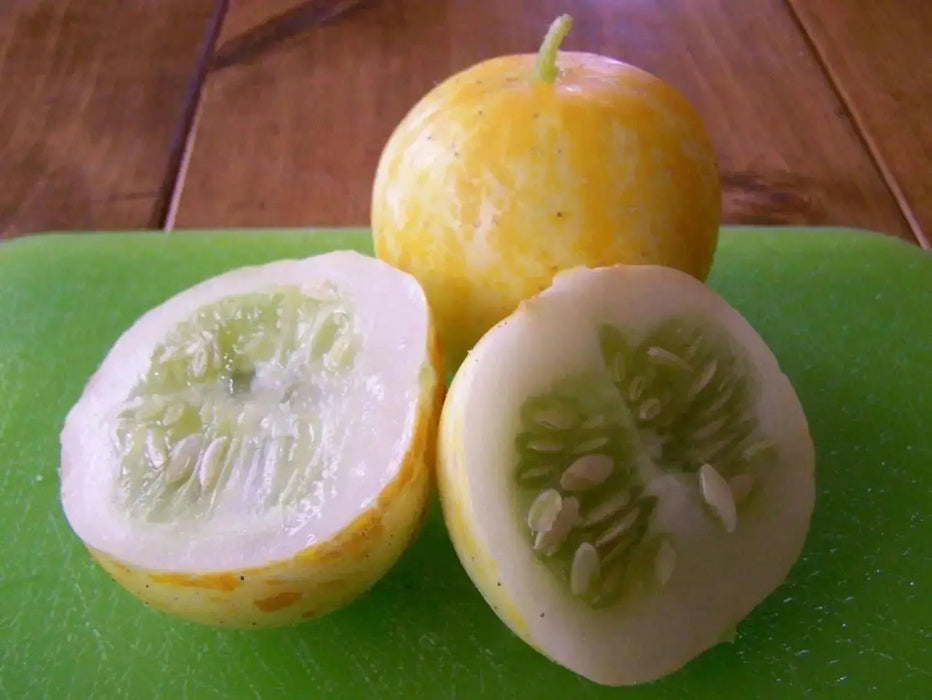 Lemon Cucumber Seeds, Heirloom  , ANNUAL VEGETABLE - Caribbean garden seed