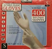 Multi Purpose,Nitrile Exam Gloves 400/SMALL-2/200 ct - Caribbean garden seed