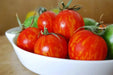Organic Tomato Seeds, RED ZEBRA  (Solanum lycopersicum) Open pollinated - green and yellow bi-colored fruits. ! - Caribbean garden seed