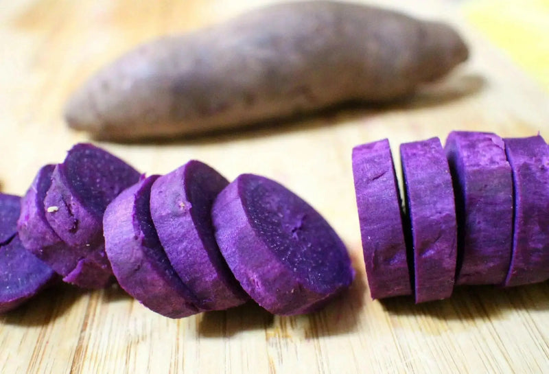 Purple Sweet Potato (FRESH PRODUCT). JAPANESE PURPLE SKIN YAM - Caribbean garden seed