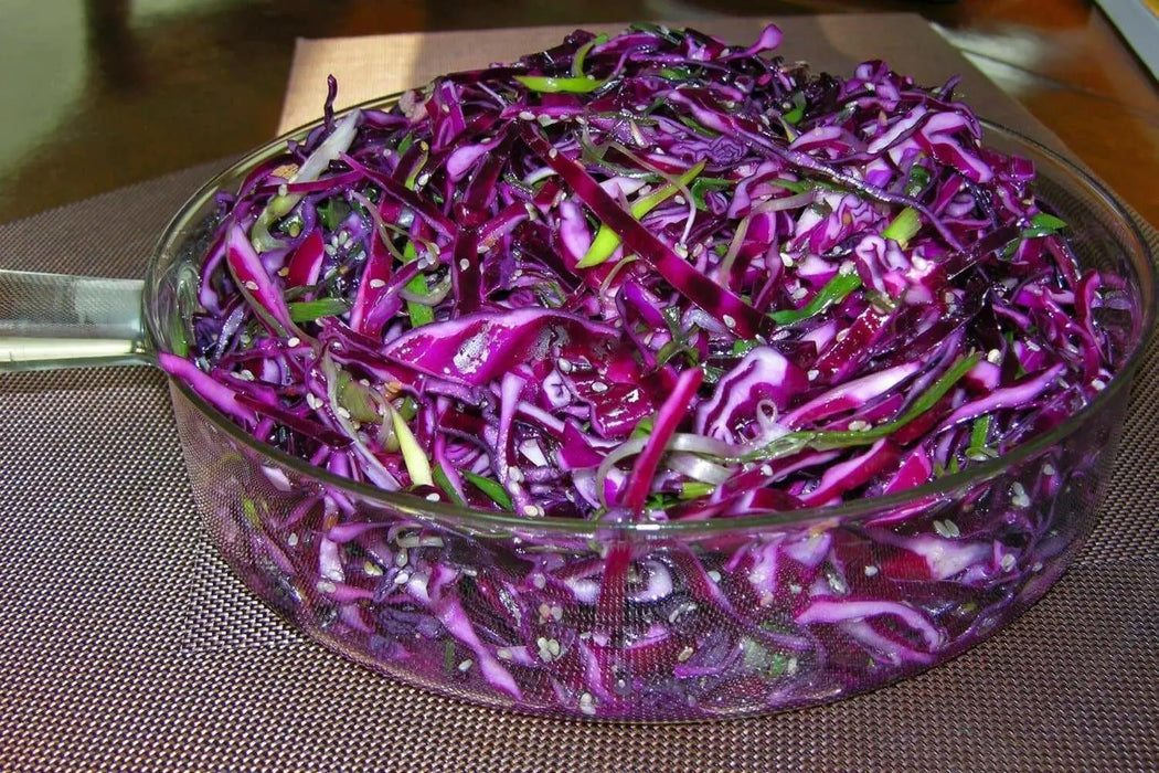 Red Acre Cabbage Seeds ,Brassica oleracea, grown as microgreens  baby leaf or full maturity  . - Caribbean garden seed