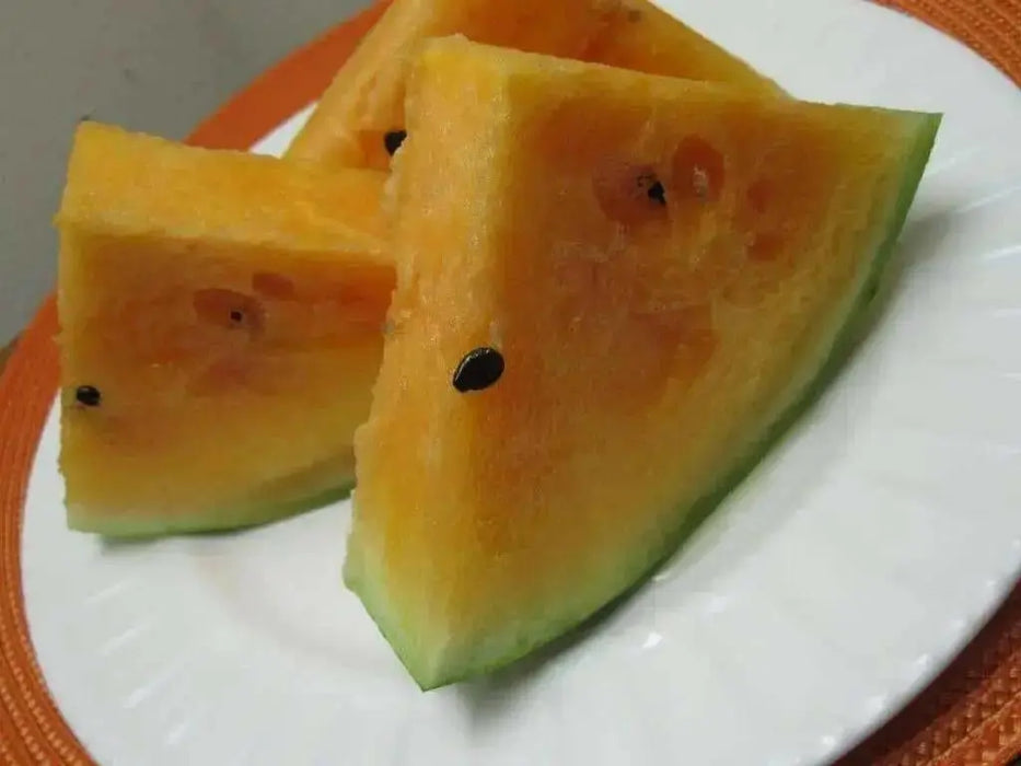 Tendersweet Orange, Watermelon SEEDS, ANNUAL VEGETABLE - Caribbean garden seed