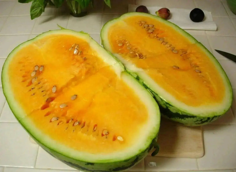 Tendersweet Orange, Watermelon SEEDS, ANNUAL VEGETABLE - Caribbean garden seed