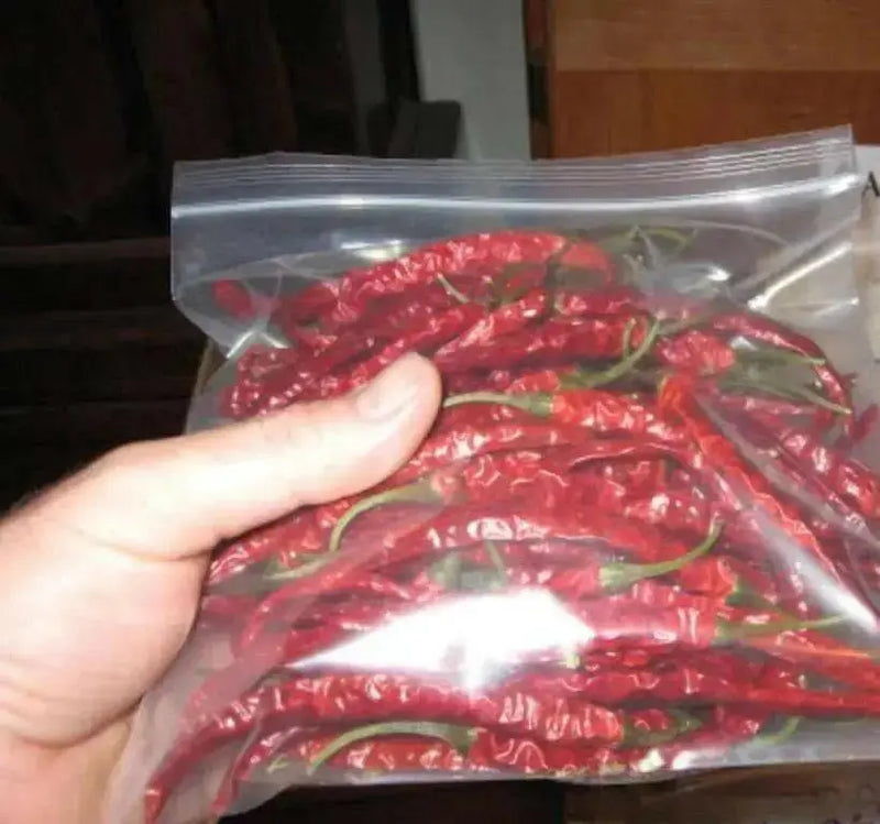 THAI DRAGON HOT CHILI ,PEPPER SEEDS (Capsicum annuum)  Asian Vegetable - Caribbean garden seed