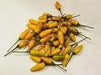 Yellow African Pequin Birds Eye Heirloom Pepper, VERY HOT - Caribbean garden seed