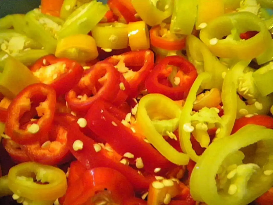 Yellow Hungarian Wax,Hot Pepper Seeds, Capsicum annuum ,Heirloom - Caribbean garden seed