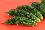 Bitter Gourds Seeds (Asian vegetable) "Futo - Spindle" a.K.a bitter melon, karalla, and balsam pear. Organic HEIRLOOM , Open Pollinated.
