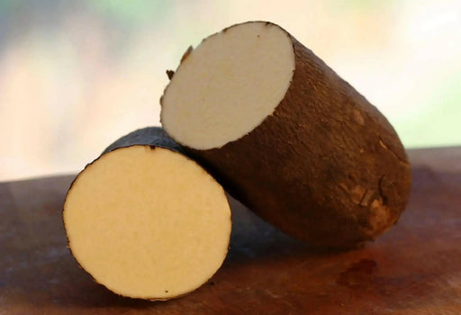 fresh Brazilian  White CUSCUS Yam , CARIBBEAN PRODUCT - Caribbean garden seed