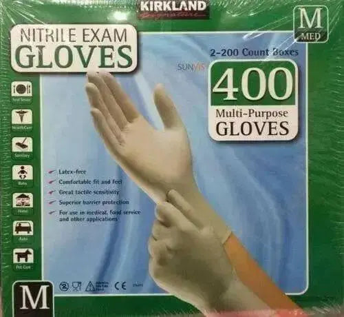 Multi Purpose,Nitrile Exam Gloves 200/Medium - Caribbean garden seed