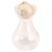 White Hyacinth Forcing Kit - Clear Glass Vase W/White Hyacinth Bulb, Great Gift - Caribbeangardenseed