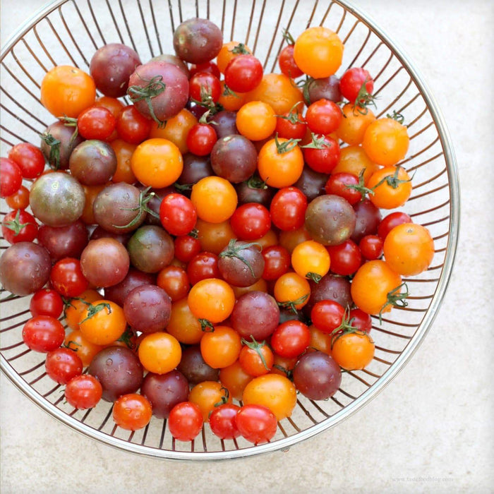 Organic Non-GMO Cherry Tomato Seed - Open-Pollinated - (Allsort Mix) Beyond the basic red cherry tomato,Versatile, colorful, and delicious ! - Caribbeangardenseed